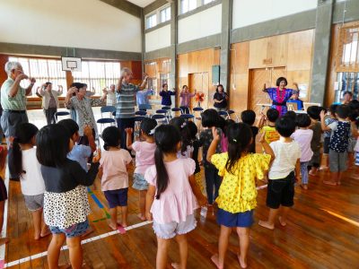 本部いじゅんの会とももの木保育園　交流会