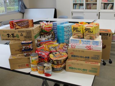 食料品等の寄贈ありました