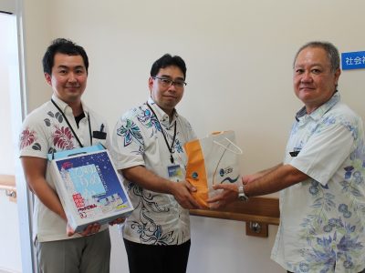 （株）近代美術 社会貢献社内プロジェクト募金チーム　様より寄附・寄贈いただきました