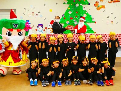㈱アサヒプラント様からクリスマスケーキ寄贈ありました