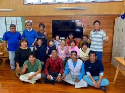 4Kテレビをいただきました（のぞみの里）