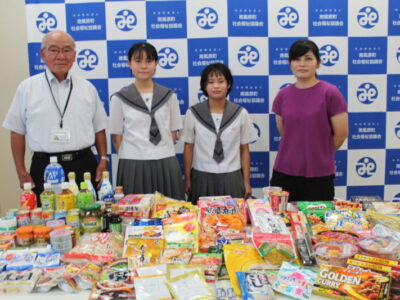 南星中学校ボランティア委員会「フードドライブ」実施