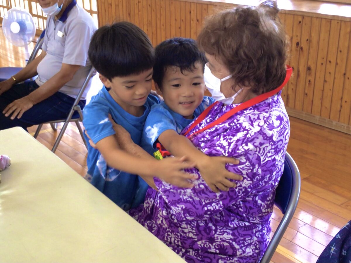 与那覇サロンにて保育園と交流会♪