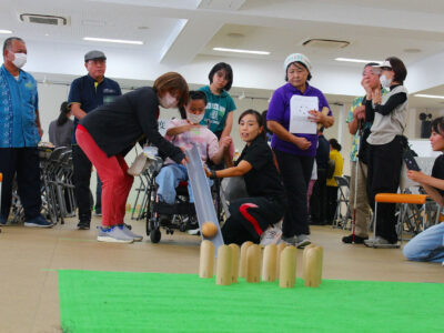北欧生まれのモルック競技を楽しみました